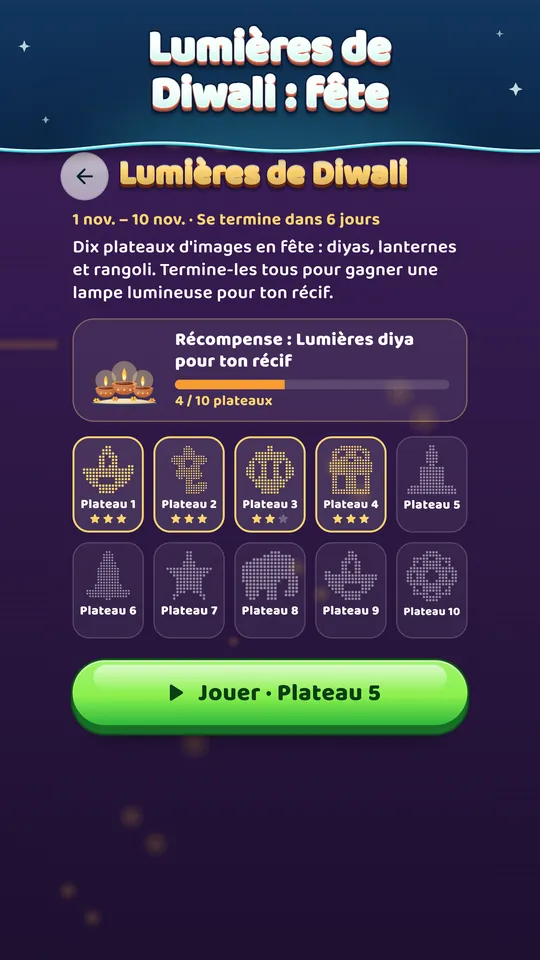 Sans décompte. Joue hors ligne – Annulations illimitées. Réessayer est instantané.