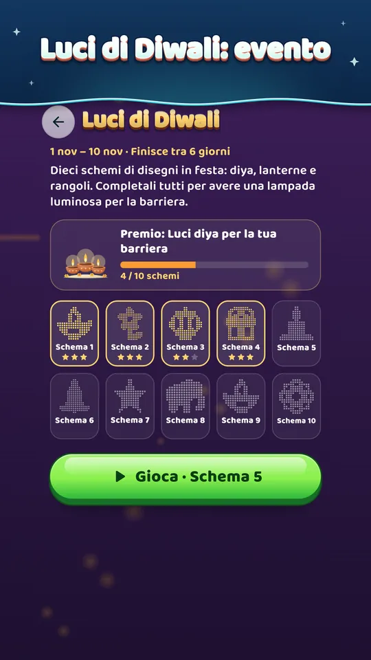 Senza countdown. Gioca offline – Annulla illimitato. Riprova è immediato.