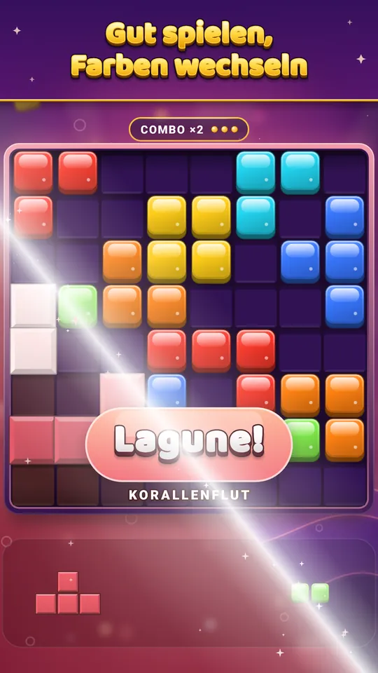 Gut spielen, Farben wechseln – Zonen und leere Felder färben alles in einer Farbe