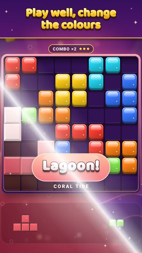 Play well, change the colours – Zones and board clears turn it all one colour