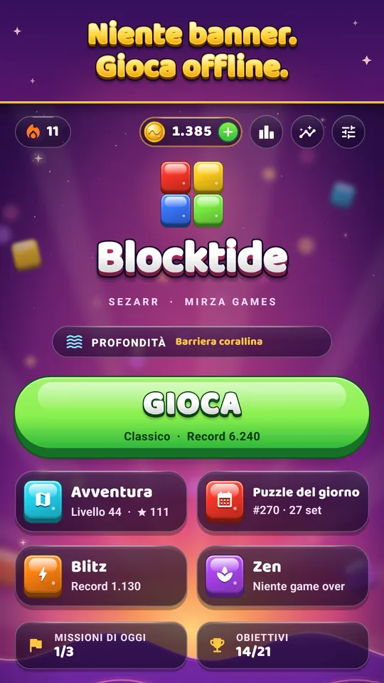 Veloce in Blitz, calmo in Zen – 90 secondi sul timer o partite senza fine