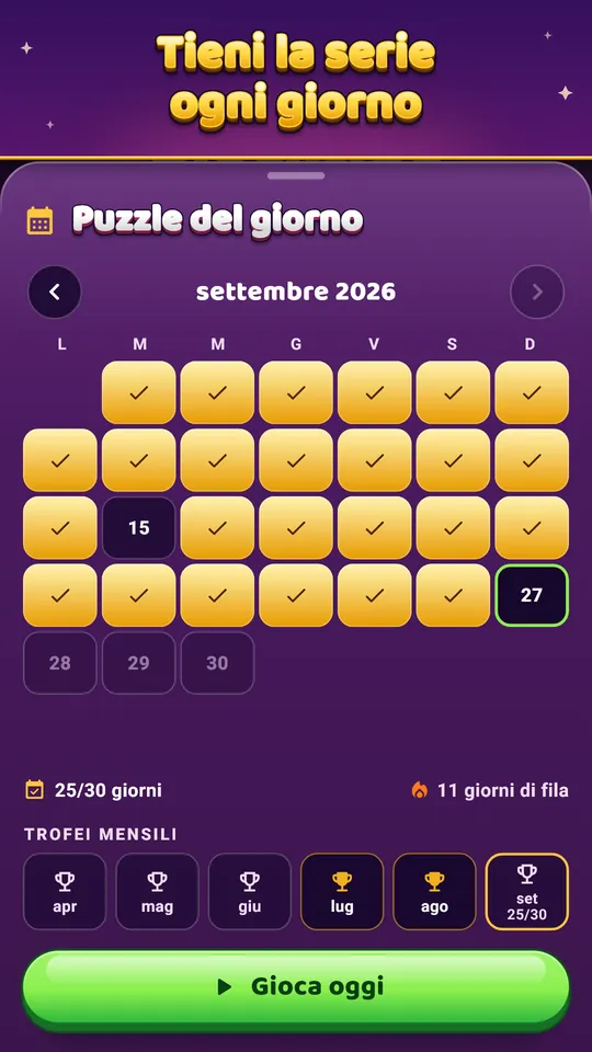 Niente banner. Gioca offline. Non servono Wi-Fi né account