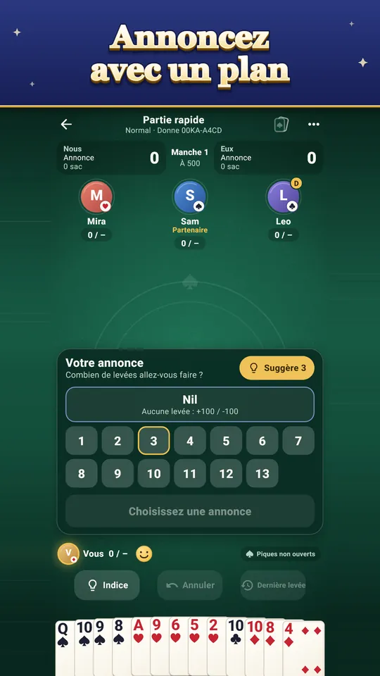 Annoncez avec un plan – Vérifier, puis décidez vous-même