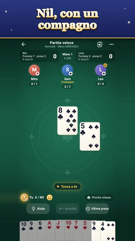 Nil, con un compagno – Il tuo compagno copre il tuo Nil