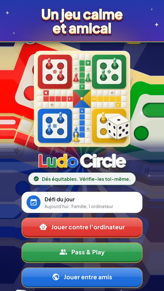 Un jeu calme et amical – Musique douce, sans pièces, sans paris