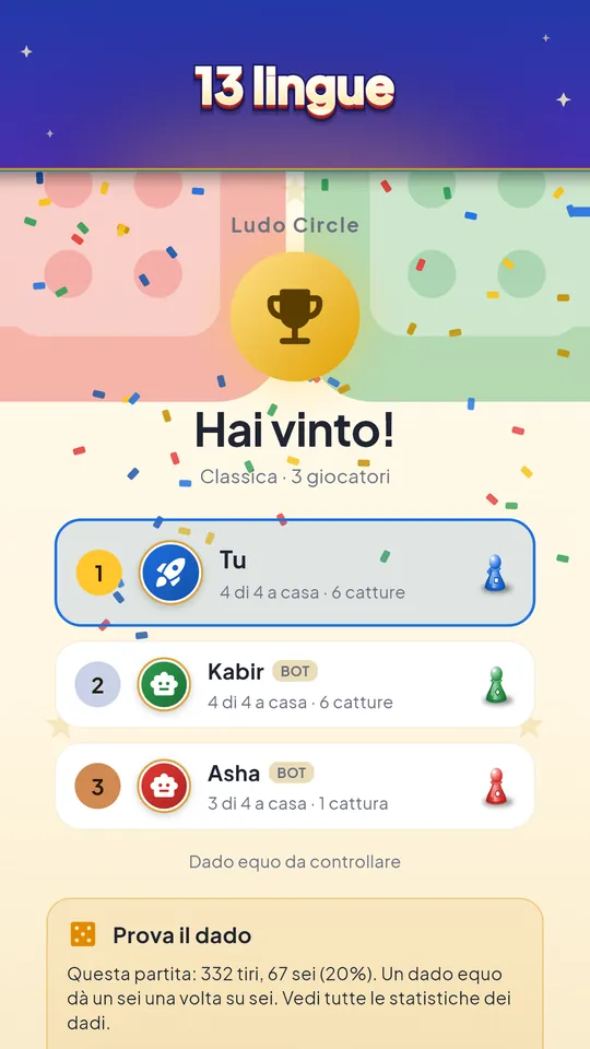 13 lingue – Gioca nella tua lingua