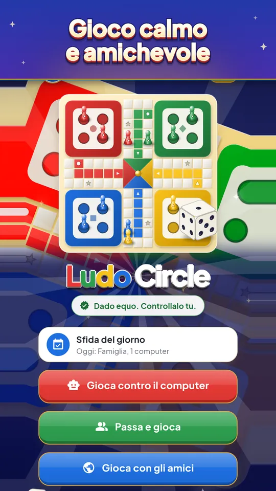 Gioco calmo e amichevole – Musica dolce, niente monete, niente scommesse