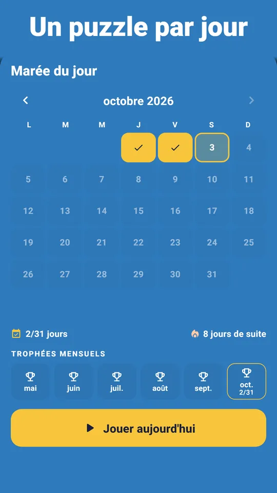 Aucune limite de temps – Meilleurs temps, succès et sauvegarde en ligne