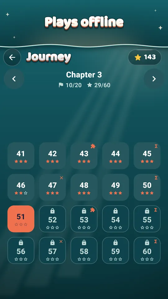 Calm play, big digits – Dark mode, high contrast, hide the timer.
