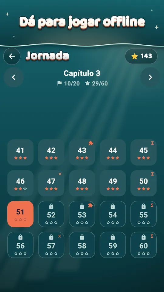 Calma e números grandes – Modo escuro, alto contraste e cronômetro oculto.