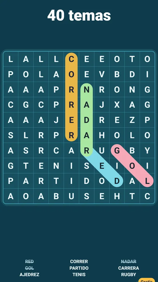 Una palabra secreta oculta – Una palabra fuera de la lista que paga monedas