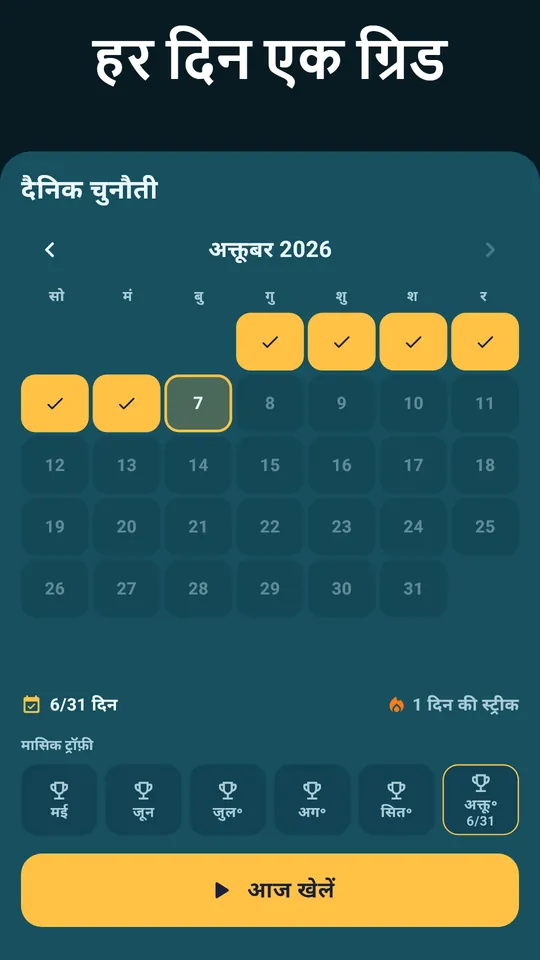पहला संकेत कुछ नहीं लेता – पहला अक्षर जलाता है, उत्तर कभी नहीं